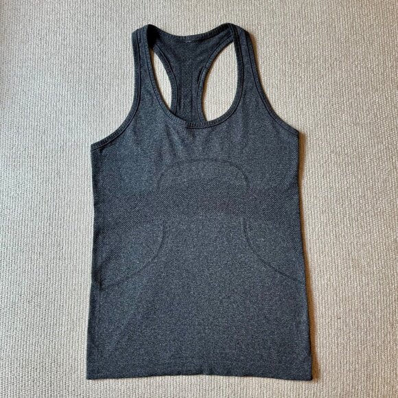 Lululemon Swiftly Tech Racerback Heathered Workout Tank Top Size 6 Small - Picture 1 of 6